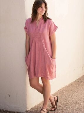 Meo Meli Linen Dress - ONE SIZE